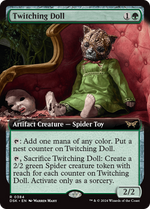 Twitching Doll (DSK-384) - Duskmourn: House of Horror: (Extended Art) Foil - Poke-Collect