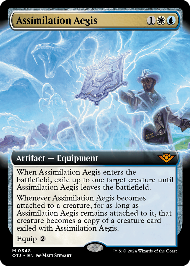 Assimilation Aegis (OTJ-348) - Outlaws of Thunder Junction: (Extended Art) - Poke-Collect