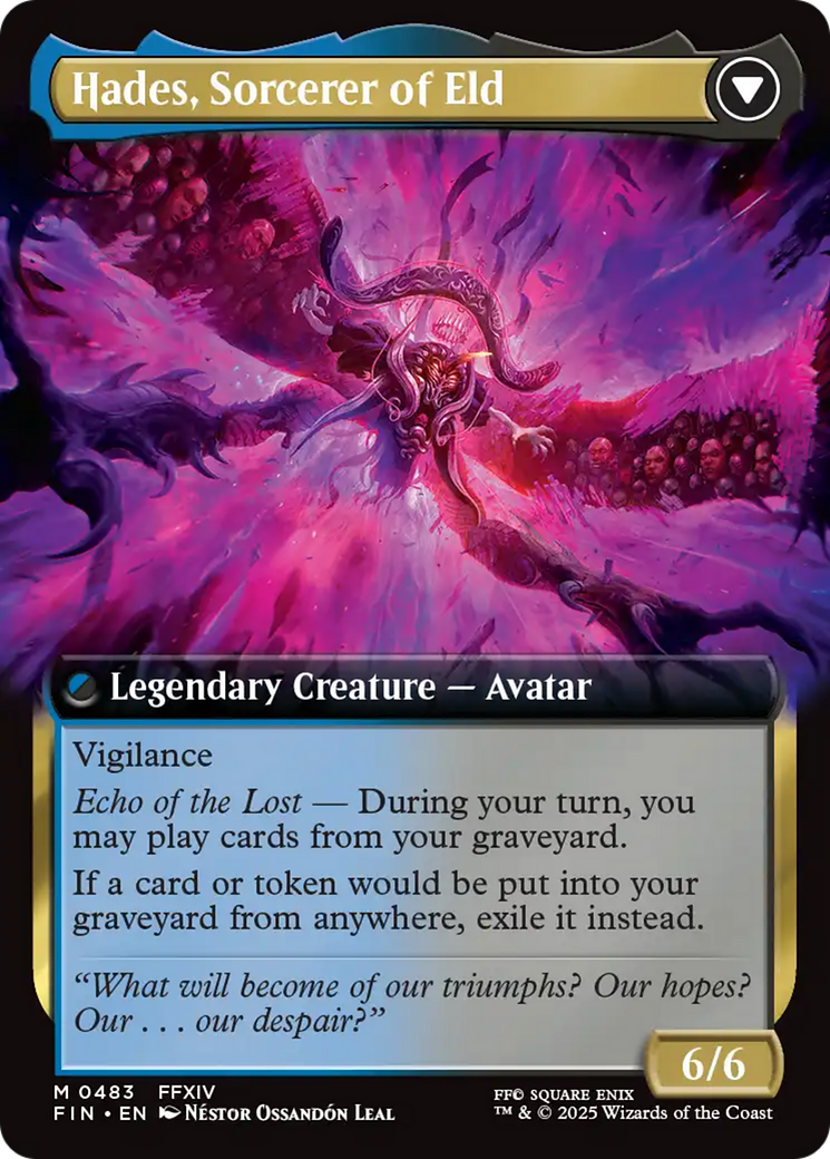 Emet-Selch, Unsundered // Hades, Sorcerer of Eld (FIN-483) - FINAL FANTASY: (Extended Art) Foil - Poke-Collect