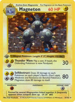 Magneton 9 - Base Set Shadowless 1st Edition Holofoil - Poke-Collect