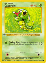 Caterpie 45 - Base Set Shadowless 1st Edition - Poke-Collect