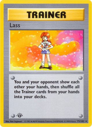Lass 75 - Base Set Shadowless Unlimited - Poke-Collect