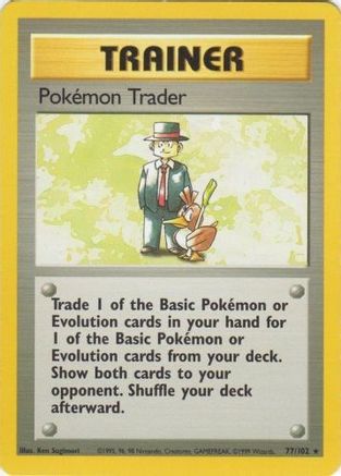 Pokémon Trader 77/102 - Base - Poke-Collect