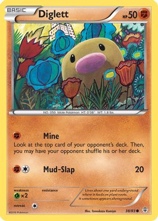 Diglett 38/83 - Generations Reverse Holofoil - Poke-Collect