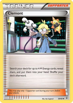 Clemont 59/83 - Generations Reverse Holofoil - Poke-Collect