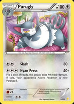 Purugly (24) 24 - XY Trainer Kit Pikachu Libre & Suicune - Poke-Collect