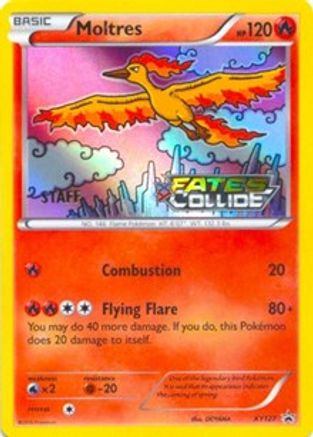 Moltres (Staff Prerelease) XY127 - XY Promos Holofoil - Poke-Collect