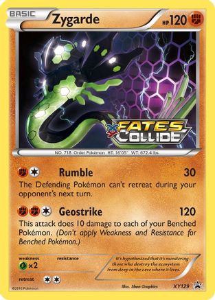 Zygarde XY129/211 - XY Black Star Promos Holofoil - Poke-Collect