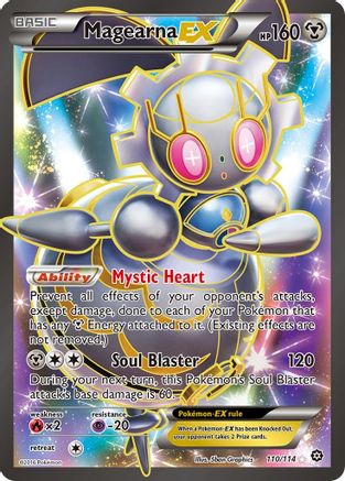 Magearna-EX 110/114 - Steam Siege Holofoil - Poke-Collect