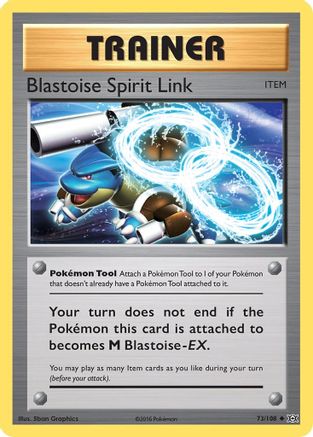 Blastoise Spirit Link 73/108 - Evolutions Reverse Holofoil - Poke-Collect