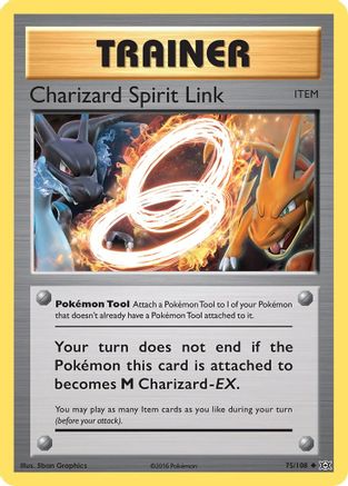 Charizard Spirit Link 75/108 - Evolutions Reverse Holofoil - Poke-Collect