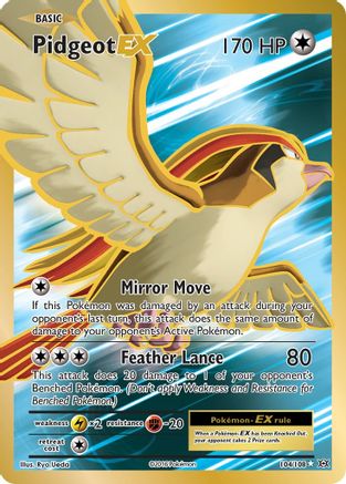 Pidgeot-EX 104/108 - Evolutions Holofoil - Poke-Collect