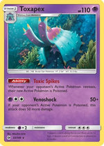 Toxapex 63/149 - Sun & Moon Holofoil - Poke-Collect