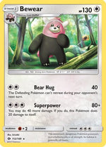 Bewear 112/149 - Sun & Moon Reverse Holofoil - Poke-Collect