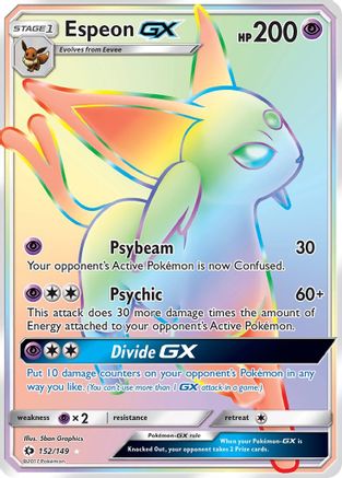 Espeon-GX 152/149 - Sun & Moon Holofoil - Poke-Collect