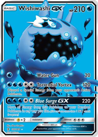 Wishiwashi-GX 133/145 - Guardians Rising Holofoil - Poke-Collect