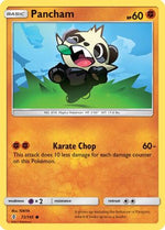 Pancham 72/145 - Guardians Rising Reverse Holofoil - Poke-Collect