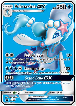 Primarina-GX SM39/248 - SM Black Star Promos Holofoil - Poke-Collect