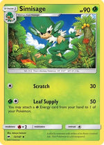Simisage 13/147 - Burning Shadows Reverse Holofoil - Poke-Collect