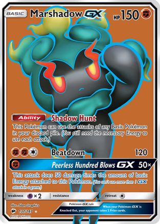 Marshadow-GX 137/147 - Burning Shadows Holofoil - Poke-Collect