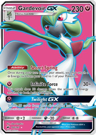 Gardevoir GX (Full Art) 140/147 - SM Burning Shadows Holofoil Gardevoir GX (Full Art) 140/147 - SM Burning Shadows Holofoil