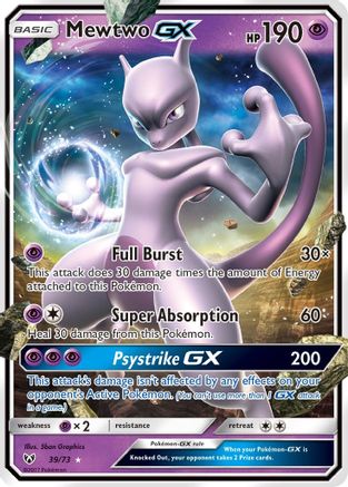 Mewtwo-GX 39/73 - Shining Legends Holofoil - Poke-Collect