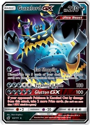 Guzzlord-GX 63/111 - Crimson Invasion Holofoil - Poke-Collect