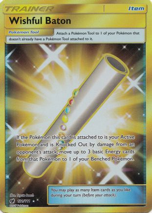 Wishful Baton 121/111 - Crimson Invasion Holofoil - Poke-Collect