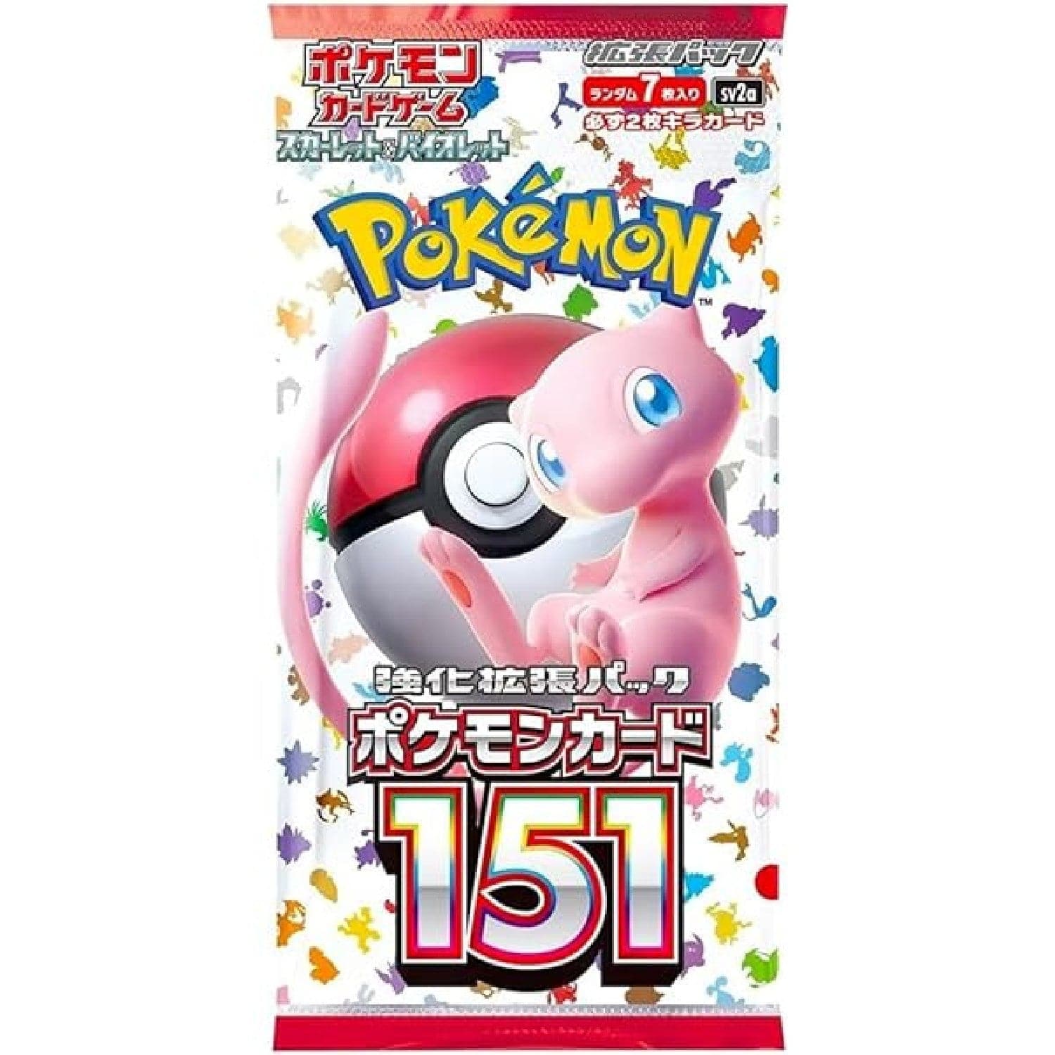 Japanese Pokemon 151 Booster Pack SV2a Japanese Pokemon 151 Booster Pack SV2a