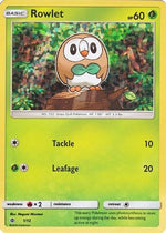 Rowlet 1/12 - McDonalds Collection 2017 Holofoil - Poke-Collect
