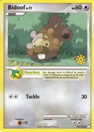 Bidoof - 73/123 73 - Countdown Calendar Promos - Poke-Collect