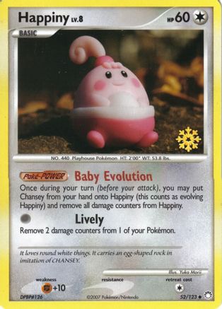 Happiny - 52/123 52 - Countdown Calendar Promos - Poke-Collect