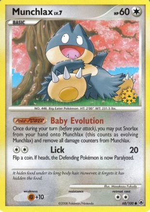 Munchlax - 68/100 68 - Countdown Calendar Promos - Poke-Collect