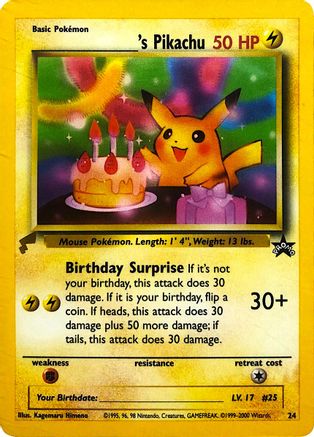 ______'s Pikachu 24 - Pikachu World Collection Promos - Poke-Collect