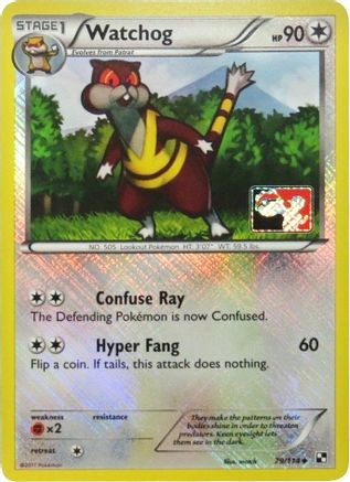 Watchog - 79/114 (League Promo) 79 - League & Championship Cards Reverse Holofoil - Poke-Collect