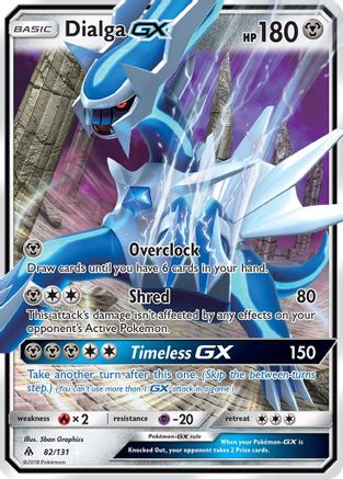 Dialga-GX 82/131 - Forbidden Light Holofoil - Poke-Collect