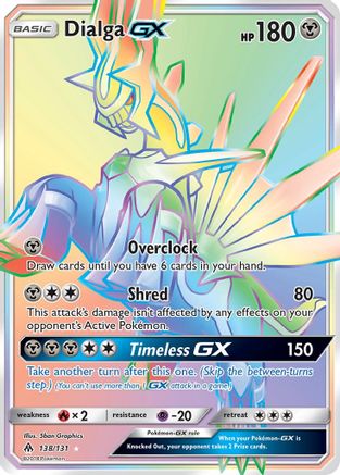Dialga-GX 138/131 - Forbidden Light Holofoil - Poke-Collect