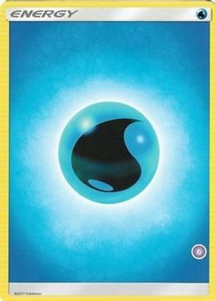 Water Energy (6) - SM Trainer Kit Alolan Sandslash & Alolan Ninetales - Poke-Collect
