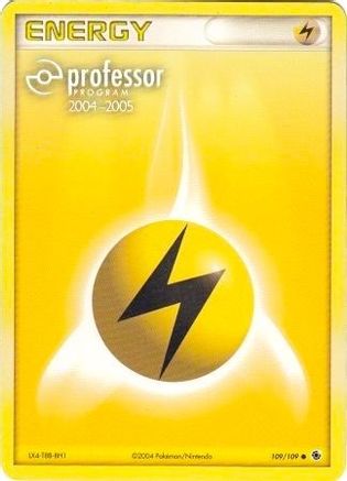 Lightning Energy (2004-2005) 109 - Professor Program Promos - Poke-Collect