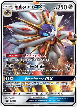 Solgaleo-GX SM104/248 - SM Black Star Promos Holofoil - Poke-Collect