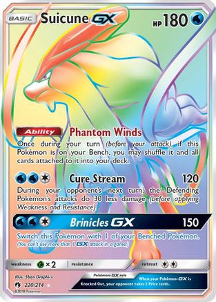 Suicune-GX 220/214 - Lost Thunder Holofoil - Poke-Collect