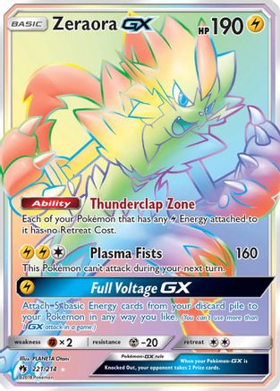 Zeraora-GX 221/214 - Lost Thunder Holofoil - Poke-Collect