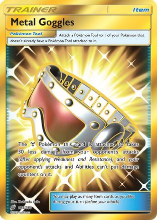 Metal Goggles 195/181 - Team Up Holofoil - Poke-Collect