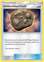 Unidentified Fossil 155/181 - Team Up Reverse Holofoil - Poke-Collect