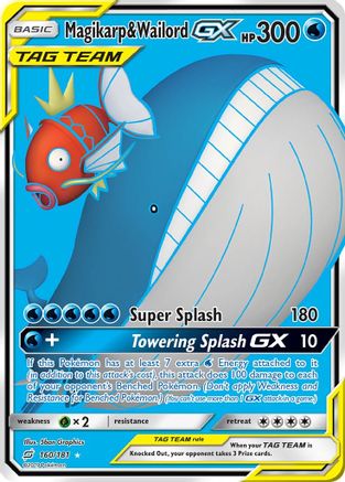 Magikarp & Wailord-GX 160/181 - Team Up Holofoil - Poke-Collect