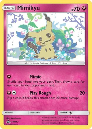 Mimikyu SM163/248 - SM Black Star Promos Holofoil - Poke-Collect