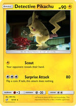 Detective Pikachu 10/18 - Detective Pikachu Holofoil - Poke-Collect