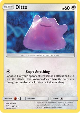 Ditto 17/18 - Detective Pikachu Holofoil - Poke-Collect