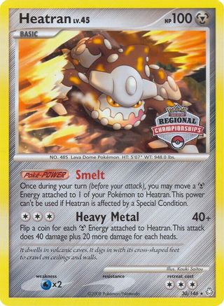 Heatran - 30/146 (Regional Championships) 30 - League & Championship Cards - Poke-Collect