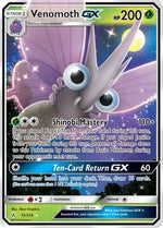 Venomoth-GX 12/214 - Unbroken Bonds Holofoil - Poke-Collect